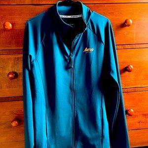 Aero Aeropostale Size L Athletic Jacket with Thumb Holes